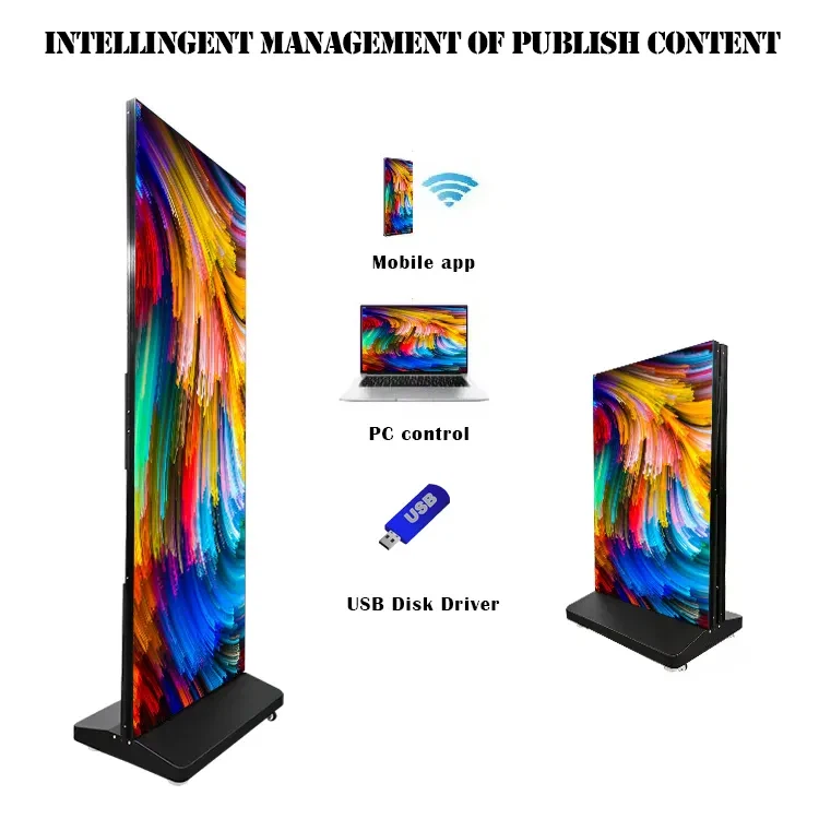 Foldable LED Poster Display